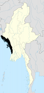 Rakhine state is located in Western Burma. 