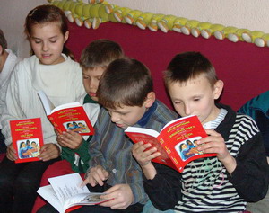 At the foot of the Kyrgyz mountains, <i>My First Bible</i> to Kyrgyz children yields fruit.