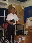Great Crate hits a Filippino ministry with Christmas blessing.