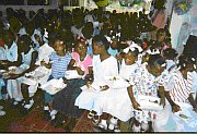 Children enjoy Christmas party