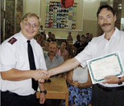 A training program moves an outreach forward to global action