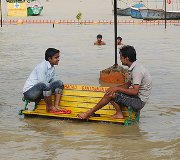 Flooding moves into Jharkhand State