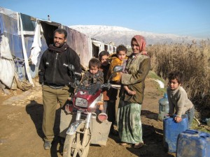 Syrian refugees in camps like these need relief. (Photo courtesy of Open Doors)