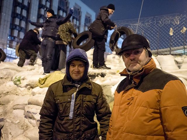Russian Ministries workers at the center of the protests in Ukraine.