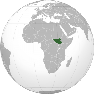 South Sudan violence could become civil war. (Map courtesy Wikimedia Commons)