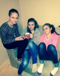 Tea and friendly conversation.  (Image, caption courtesy Orphan Outreach)