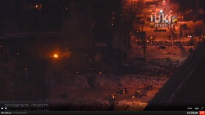 View from Maidan Square following the the anti-protest laws were rescinded. 