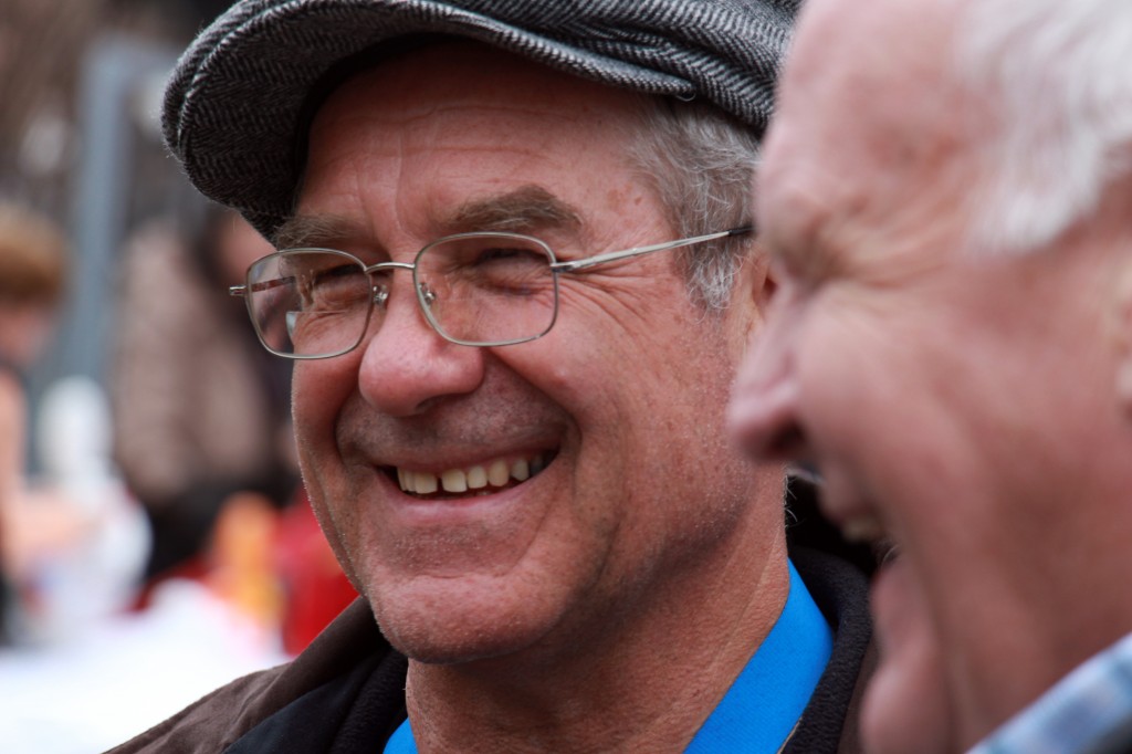 Russian Ministries' Wally Kulakoff with SOAR International's Richard Page at the Fun Zone in Sochi (photo by Greg Yoder).