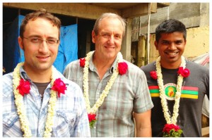 Jim Loker (center) has been serving on the field for 20 years (Photo by Audio Scripture Ministries)