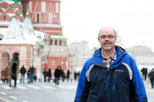 MNN's Greg Yoder in Red Square in February 2014. He shares this commentary on the Russia/Ukraine conflict.