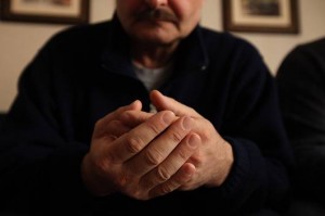 A Crimean Tatar pauses to pray. The man, who wished to remain unidentified, is a church planter to his own people in Crimea. (photo by Chris Carter, IMB)