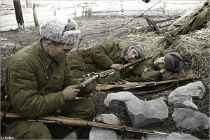 Russian soldiers in winter.  (Photo cred: Za Rodinu via Flickr)
