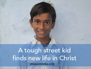 Sukant grew up in a Muslim family. Through a Children's Bible Club, he came to know the Lord Jesus Christ as his personal Savior! (Photo by Mission India)