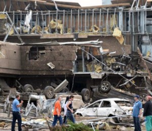 (Stock photo Tornado Damage, Oklahoma 2013, World Renew) 