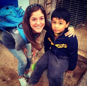 A Project Go! volunteer in Peru (Photo courtesy of Buckner International)