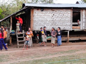 Because their faith is considered foreign and even detrimental to Laotian society, Christians meet for prayer and Bible study in private homes. (Photo cred: Christian Aid Mission)