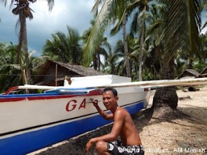 Like many fishermen in their storm-tossed coastal village, Persita’s son was eager to return to work. (Image, caption courtesy Christian Aid)