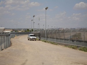 The U.S. border fence near El Paso, Texas. 