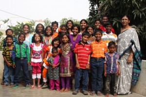 These are just some of the street kids taken in by the Sydney family.  (Image courtesy Far Corners)