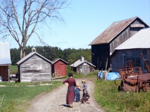 Amish family 