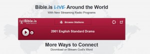 (Screenshot of Bible.is Radio)