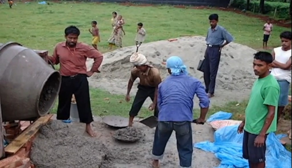 Living Water Center construction