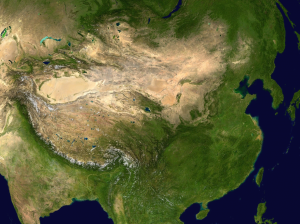 satellite imagery of china