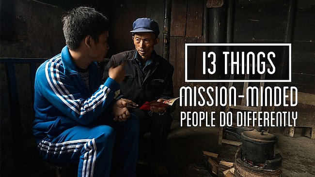 Mission-minded people view the world differently
