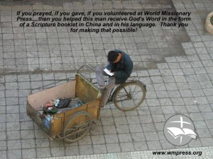 (Photo courtesy World Missionary Press via Facebook)