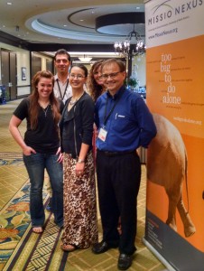 "Amir" pauses for a group photo with the MNN team at the Missio Nexus Leadership Conference. 