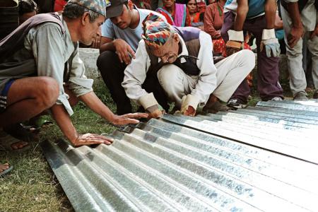 An example of Christ on the cross in Nepal