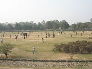 A view of Gulshan-e-Iqbal Park, Lahore, Pakistan. (Wikipedia) 