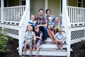 The Clayton family opened their arms up to Vladik and Vika (bottom row on the left) (Photo courtesy of The Clayton Family)