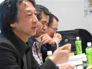 Pastor Akira Sato speaks with fellow Asian Access leaders in March 2011 about his experience. Photo by Jeff Johnston.