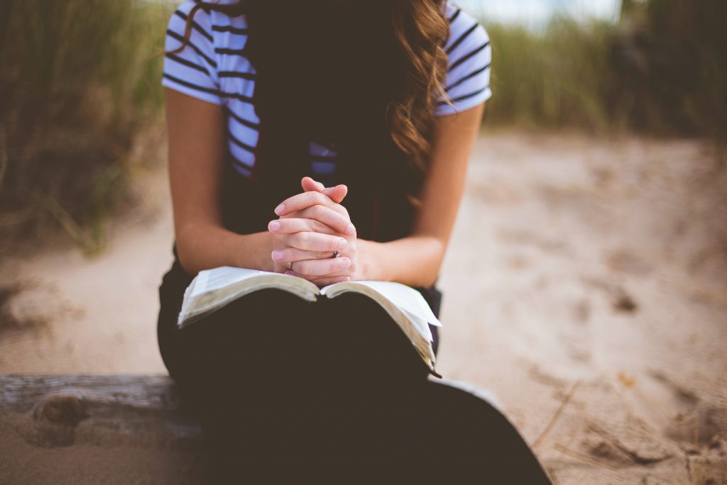 praying, unsplash
