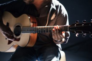 guitar, music, worship