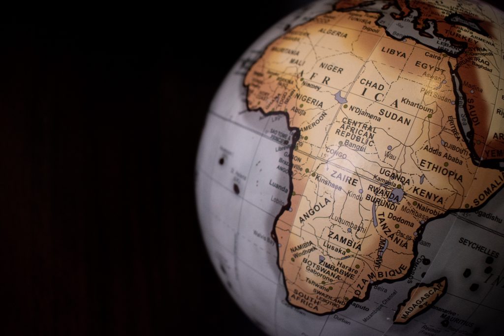 map, Africa