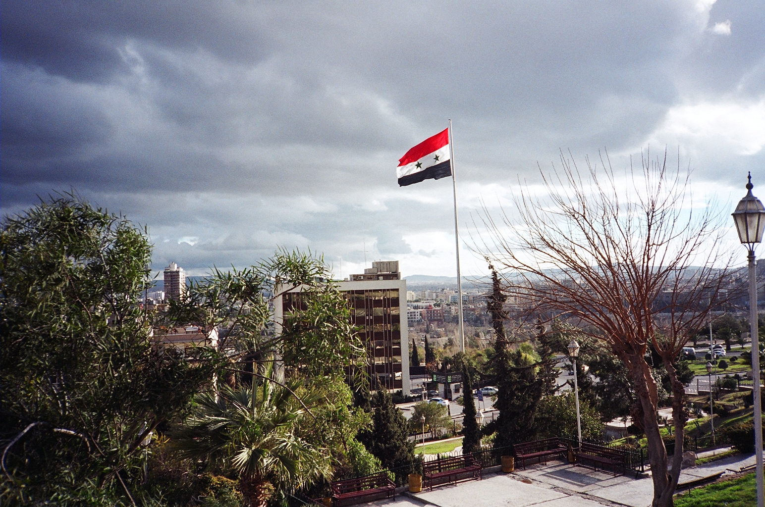 Protestors in Syria shut down ruling political party’s building