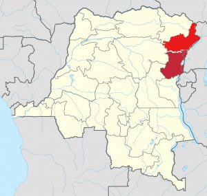 Wikimedia Commons, North Kivu (dark red), Ituri (bright red)