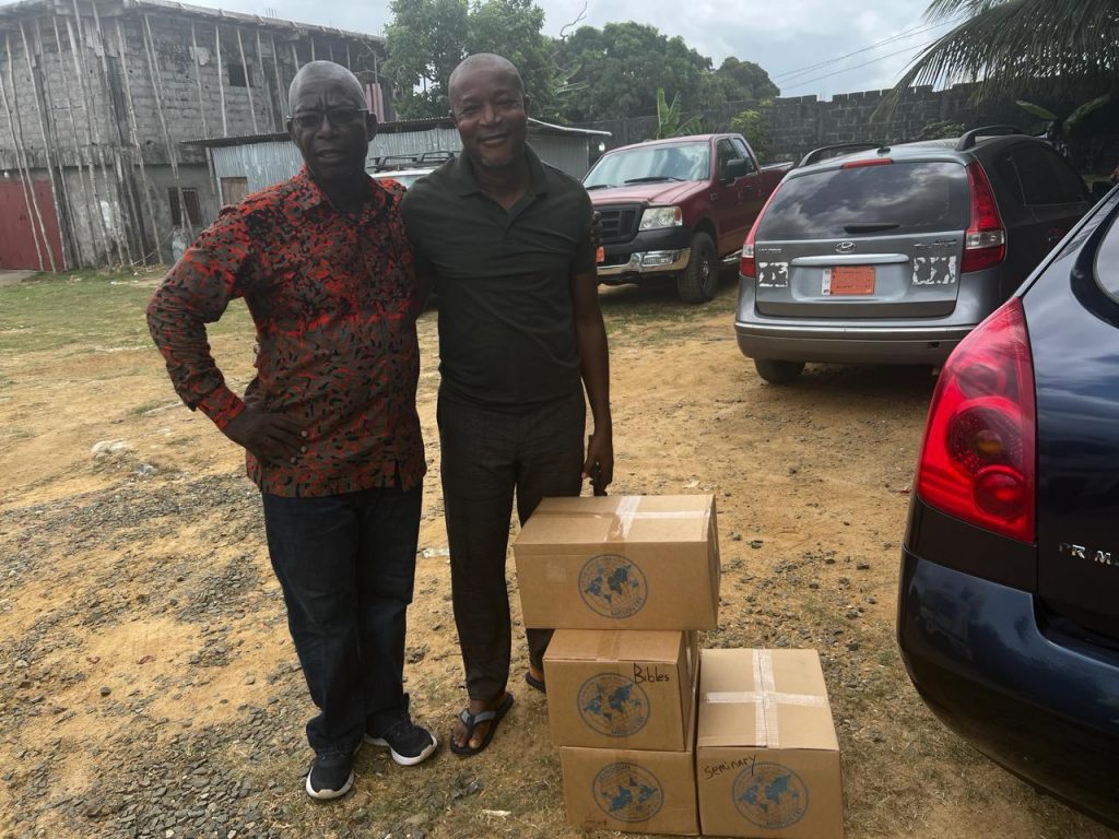 Mission Cry Liberia shipment delivery