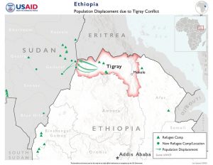 https://commons.wikimedia.org/wiki/File:Population_displacement_due_to_Tigray_conflict.jpg Wikimedia Commons, stock photo, Tigray, Ethiopia, Eritrea 