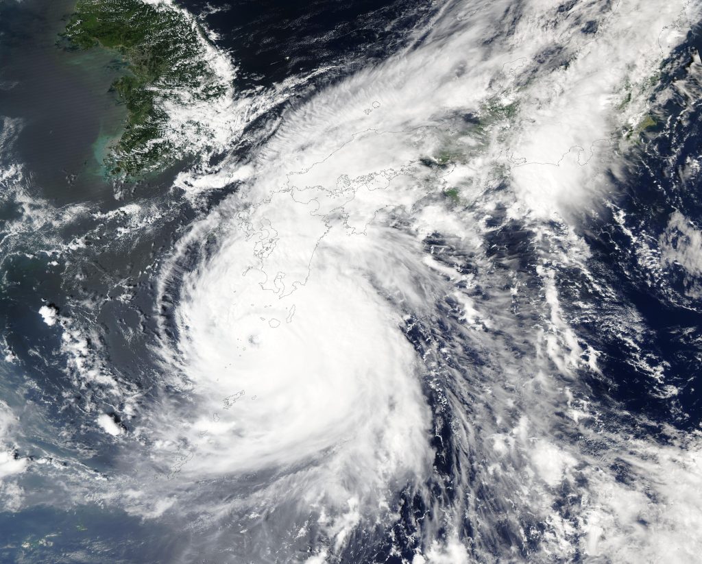 typhoon Shanshan, August 2024, Japan
