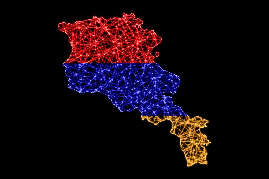 Armenian flag/map